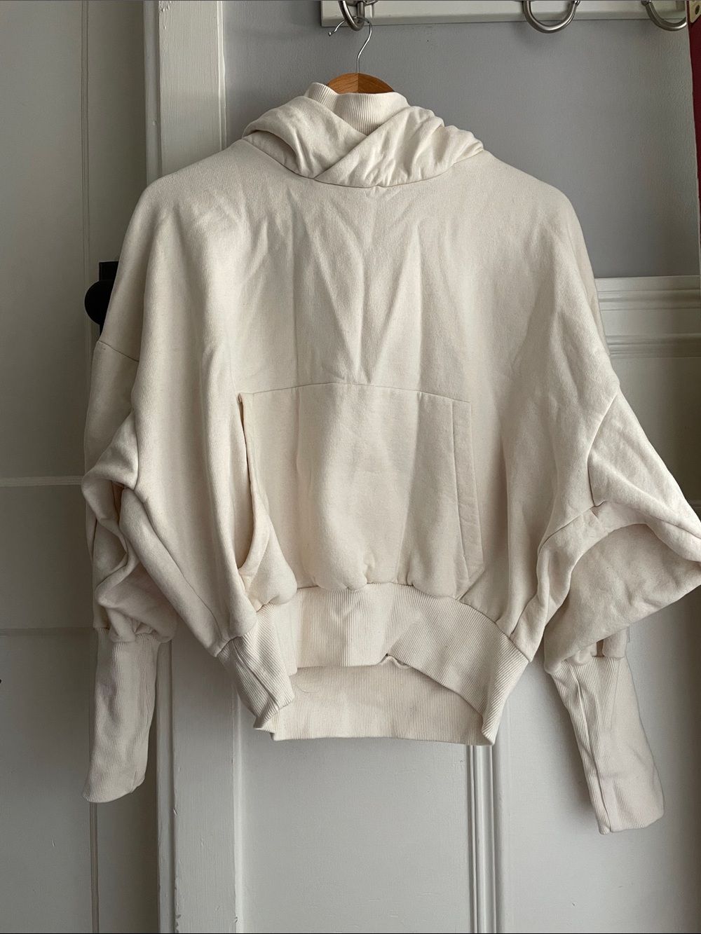 Mercy House Telfar Hoodie in Cream-Medium